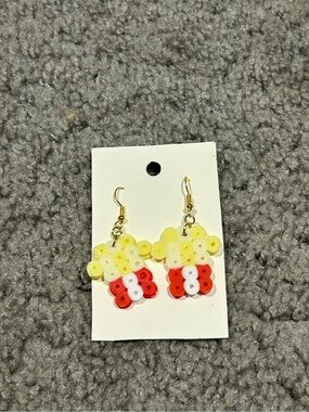 popcorn earrings